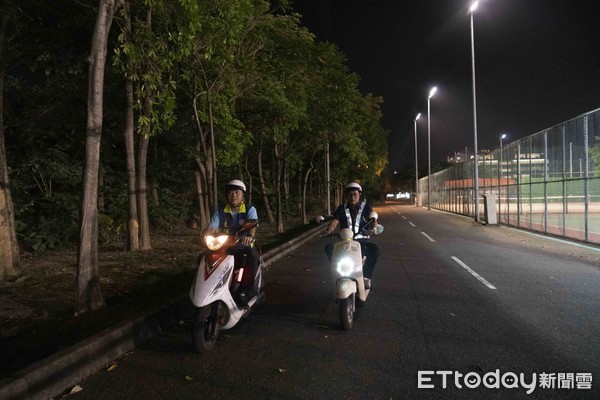 ▲馬國女大生命案震驚社會，台南市歸仁分局警方及地方巡守隊加強巡邏巡守，保障師生居民安全。（圖／記者林悅翻攝，下同）