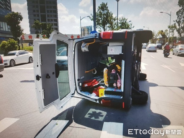 ▲救護車鳴笛闖紅燈遭側撞　法官判72萬維費「先折舊再6：4賠」…他不服。（圖／記者陳凱力翻攝）