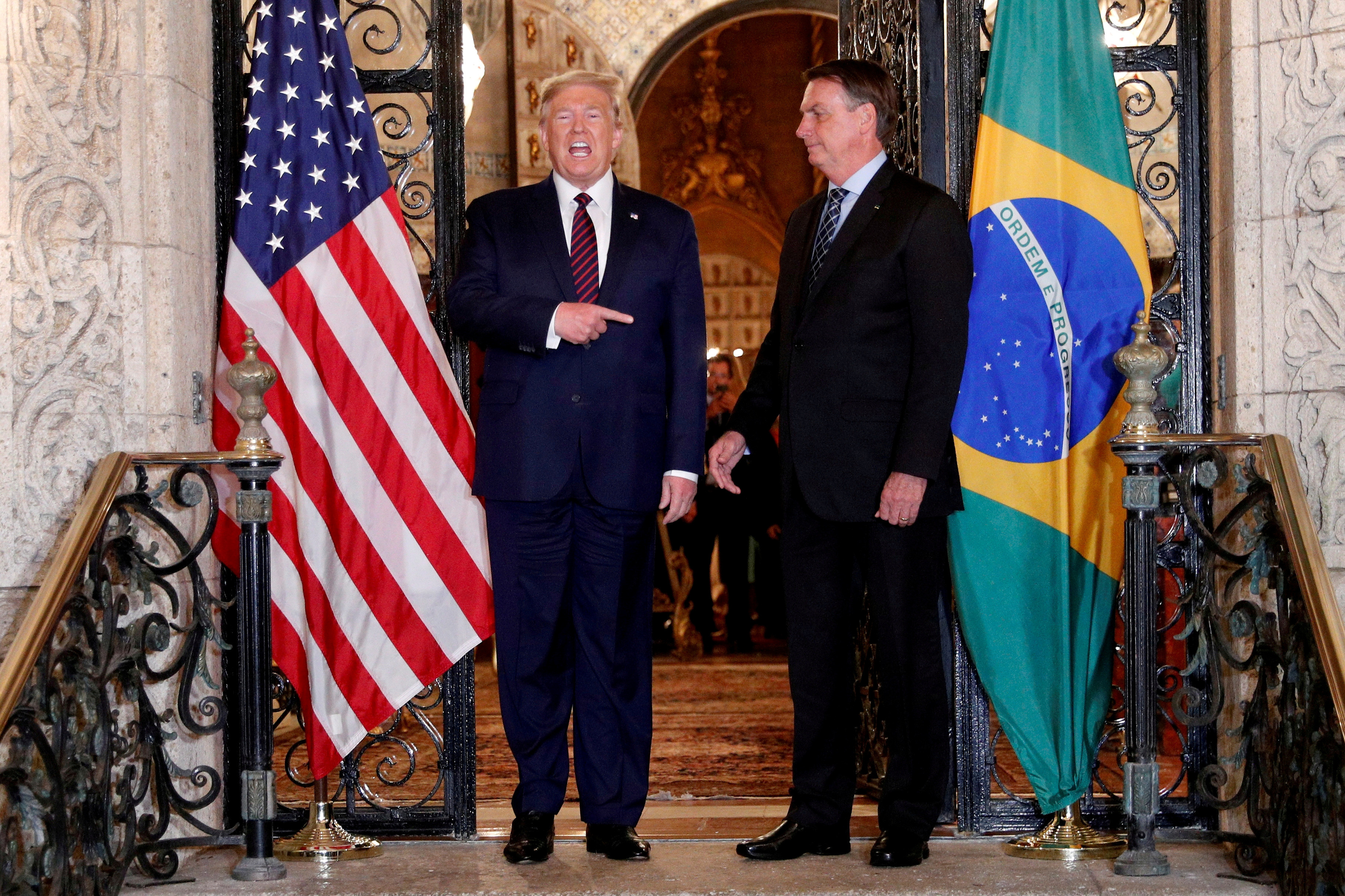 ▲▼巴西總統波索納洛表示，川普不是世界最重要的人。（圖／路透社）