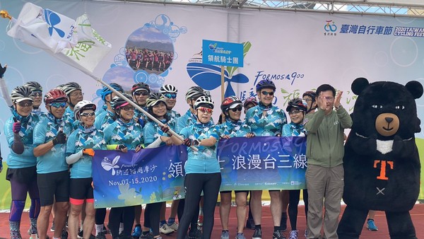▲▼林佳龍出席台灣自行車節主軸活動。（圖／觀光局提供）