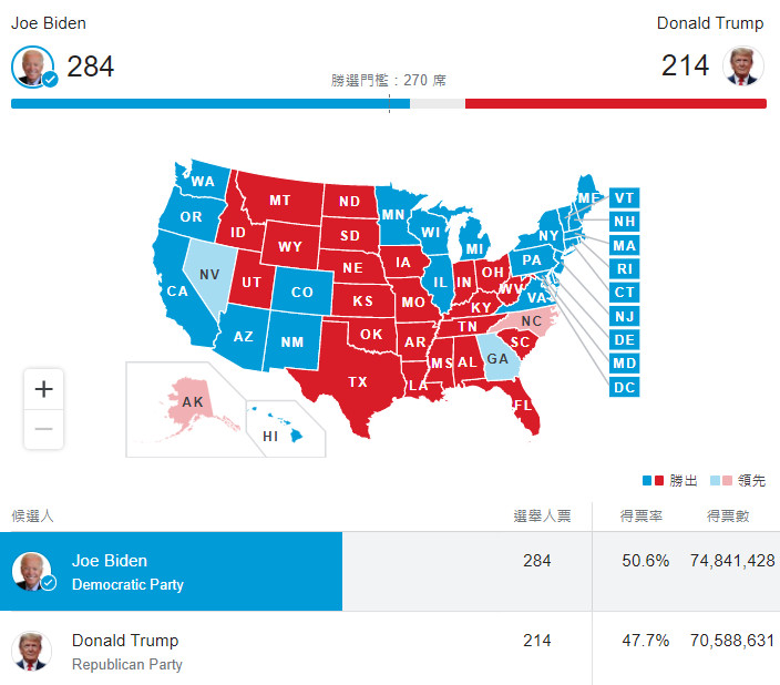 ▲▼拜登當選。（圖／翻攝Google）