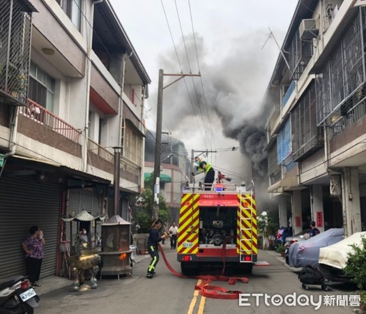 ▲▼潭子火警。（圖／台中市消防局提供）