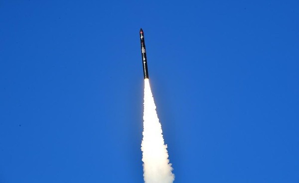 ▲▼穀神星一號（遙一）簡陽號商業固體運載火箭在酒泉衛星發射中心發射升空。（圖／央視新聞）