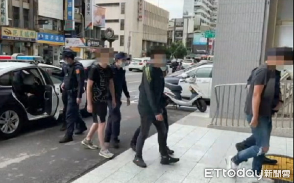 ▲▼警方循線在1小時內通知張姓等5名男子到案移送法辦。（圖／中壢警分局提供）