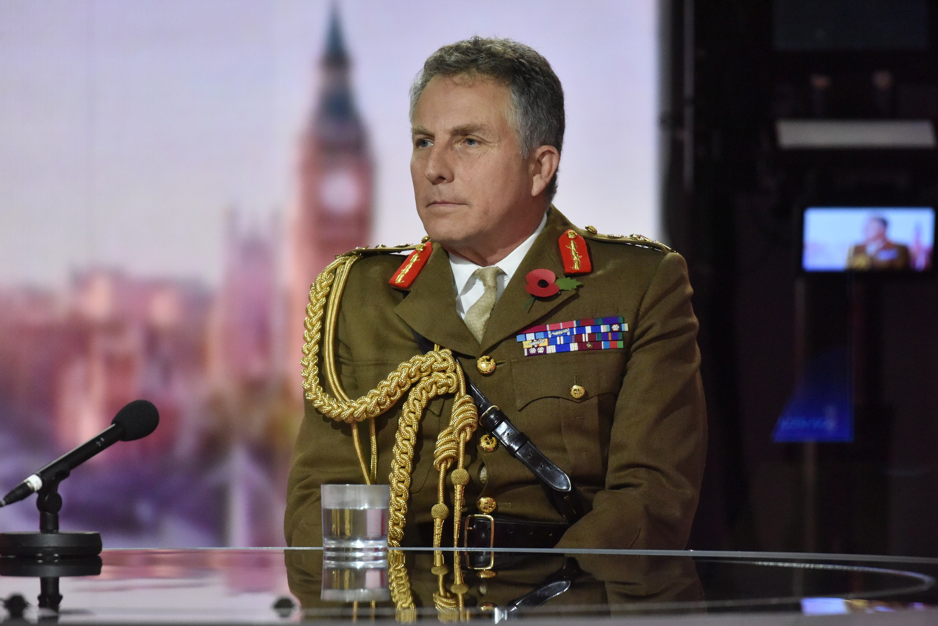 ▲▼英國國防參謀長卡特爵士（Sir Nick Carter）接受BBC專訪。（圖／路透）