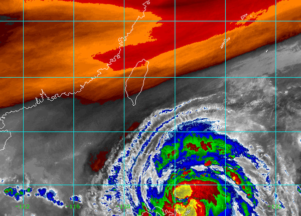 ▲▼梵高颱風。（圖／翻攝自RAMMB）