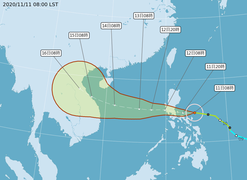 天氣圖。（圖／氣象局）