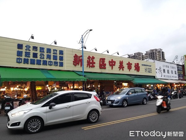 ▲▼上新莊地區中美市場、新莊運動公園、臺北醫院、中港大排。（圖／記者黃靖惠攝）