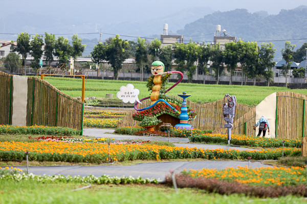 ▲台中國際花毯節。（圖／部落客《旅行好有趣》授權提供，請勿隨意翻拍，以免侵權。）