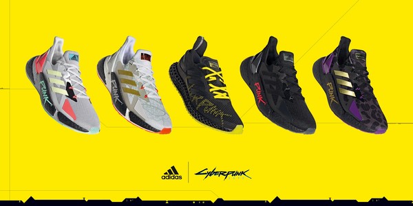 ▲adidas「X9000 x《Cyberpunk 2077》」聯名跑鞋系列。（圖／adidas提供）