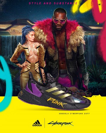 ▲adidas「X9000 x《Cyberpunk 2077》」聯名跑鞋系列。（圖／adidas提供）