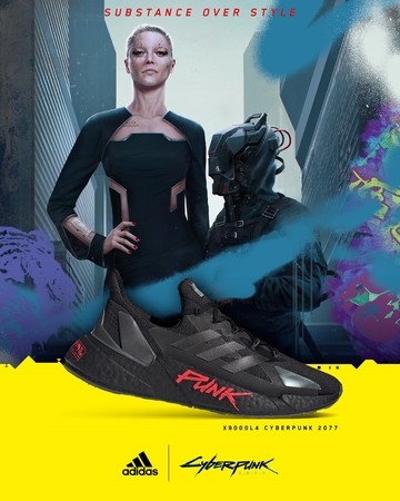 ▲adidas「X9000 x《Cyberpunk 2077》」聯名跑鞋系列。（圖／adidas提供）