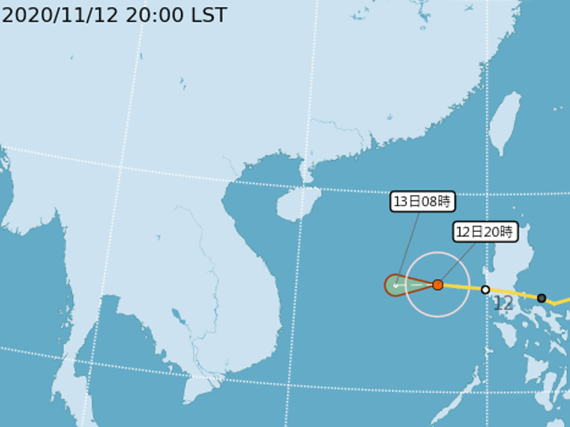 ▲▼梵高颱風。（圖／中央氣象局、翻攝NOAA）