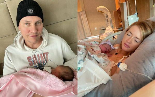 Tiësto愛女出生，而他的妻子在生了小孩之後，美得就像一幅畫。（翻攝自Tiësto IG）