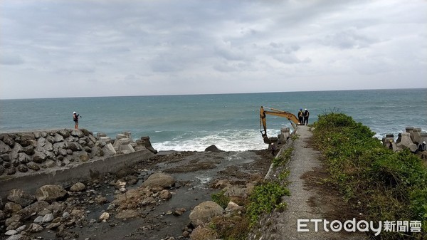 ▲固床工改變棲地結構、溪流阻斷水路及洄游生物無法順水流上溯。（圖／花蓮縣政府提供，下同）