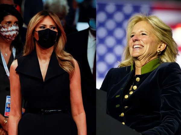 ▲▼美國前後任第一夫人,梅蘭妮亞（Melania Trump）和吉兒（Jill Biden）。（組圖／路透）