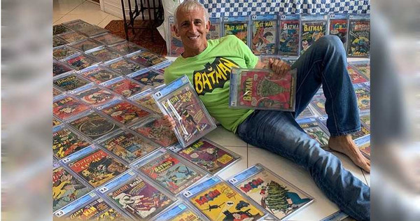 美國60歲男子面對失而復得的蝙蝠俠漫畫，突然感覺到壓力，於是決定將這些漫畫送交拍賣行拍賣。（圖／翻攝自推特）