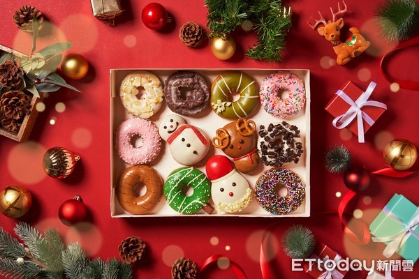▲▼Krispy Kreme耶誕新品。（圖／Krispy Kreme提供）