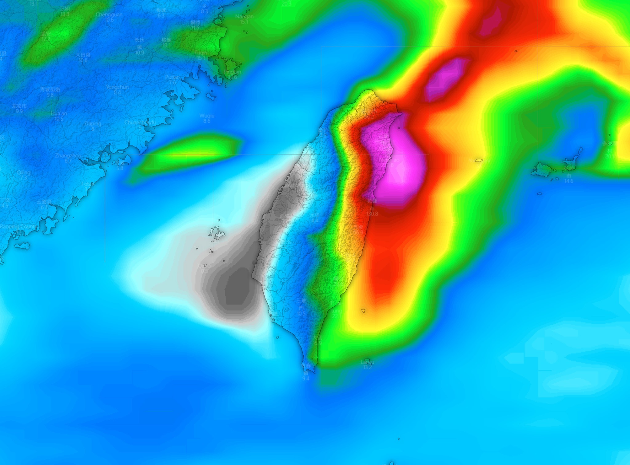 ▲明日鋒面通過，部分地區將迎來雨勢。（圖／翻攝自Facebook／台灣颱風論壇｜天氣特急）