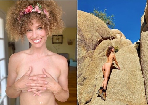 ▲美國的32歲媽媽莫莉（Molly Spock）是一名天然主義者，熱愛裸體。（圖／翻攝IG@fitmamamolly）