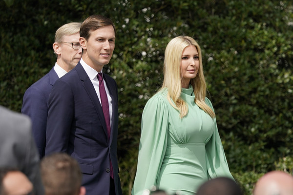 ▲▼伊凡卡（Ivanka）和丈夫庫許納（Jared Kushner）。（圖／達志影像／美聯社）