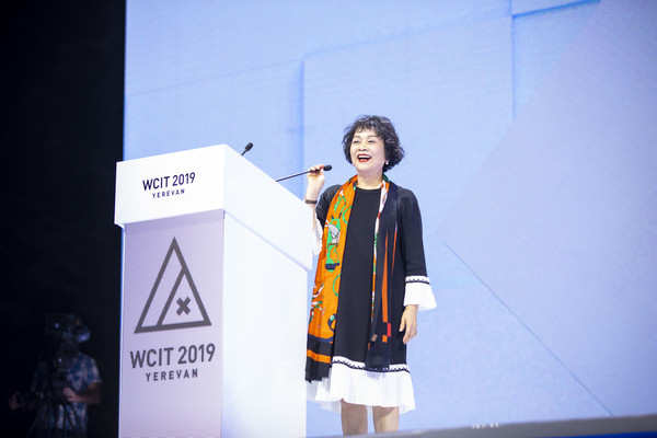 ▲WCIT 2020登場 台灣再奪「資通訊界的奧斯卡獎」7獎項，WITSA主席邱月香   。（圖／WITSA提供）