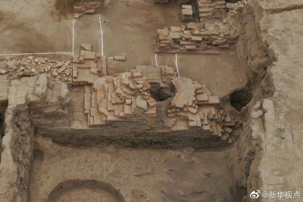 ▲▼新疆出土一座古代浴場，具有古羅馬風格。（圖／翻攝新華社）