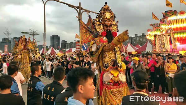 ▲2020新北玄天上帝文化祭 500神尊泰山捷運公園祈安賜福。（圖／新北市民政局提供）