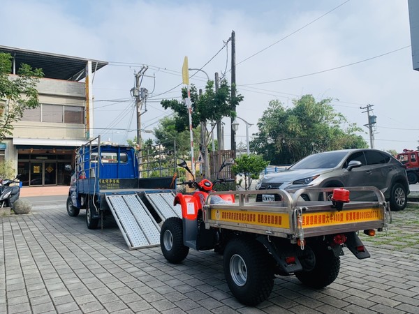 ▲▼  消防局獲贈六輛消防搬運車           。（圖／記者黃子倩翻攝）