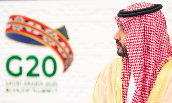▲▼沙烏地王子本.沙爾曼（Mohammed bin Salman）出席第15屆G20峰會。（圖／路透）