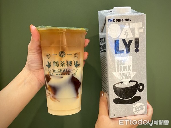 ▲▼鶴茶樓推環保植物奶飲品。（圖／鶴茶樓提供）