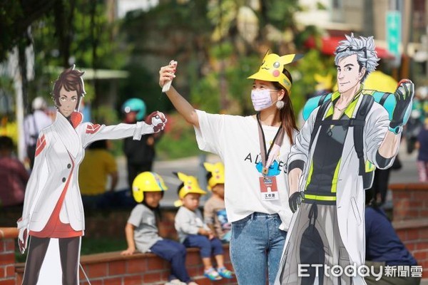 ▲Pokémon GO City Spotlight一日快閃活動，台南當日湧入逾10萬的玩家一起捕捉寶可夢。（圖／記者林悅翻攝，下同）