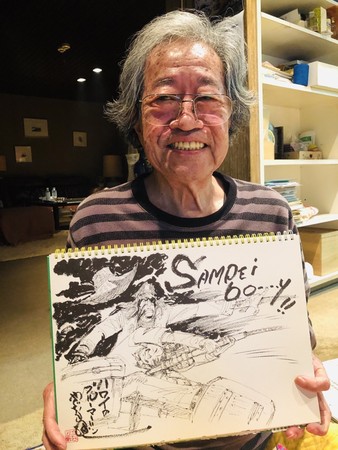 ▲▼ 日本漫畫家、「天才小釣手」作者矢口高雄（本名高橋高雄）20日因胰臟癌逝世，享壽81歲。（圖／翻攝自推特）
