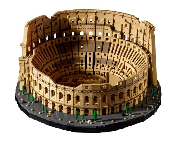 ▲樂高（Lego）推出超過9000塊零件的最大模型──羅馬競技場。（圖／翻攝自樂高官網）