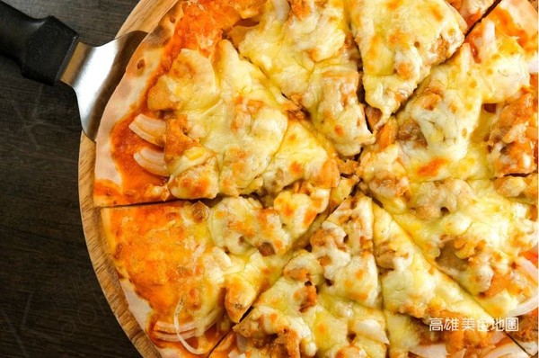 ▲▼Double Cheese手工窯烤Pizza。（圖／高雄美食地圖提供）