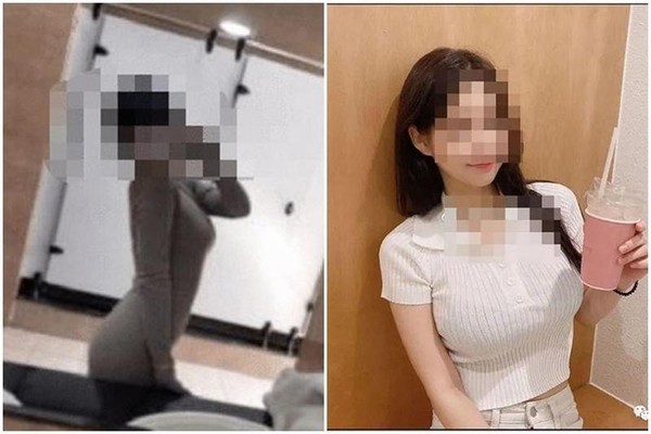 浙江農林大學女大生自曝賣淫經歷，如今網路更瘋傳疑似本人照（右圖）。（翻攝自微博）