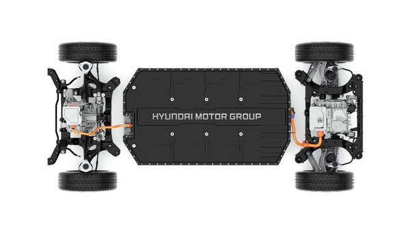 ▲Hyundai發表全新E-GMP電動車模組化平台。（圖／翻攝自Hyundai）