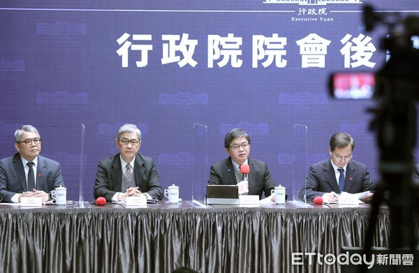 ▲▼行政院院會後記者會。（圖／記者屠惠剛攝）