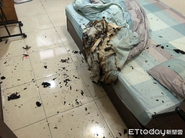 ▲▼台中大里縱火案。（圖／記者李忠憲翻攝）