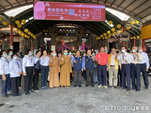 ▲妙辰法師邀東港東隆宮參加神明聯誼會             。（圖／記者陳崑福攝）