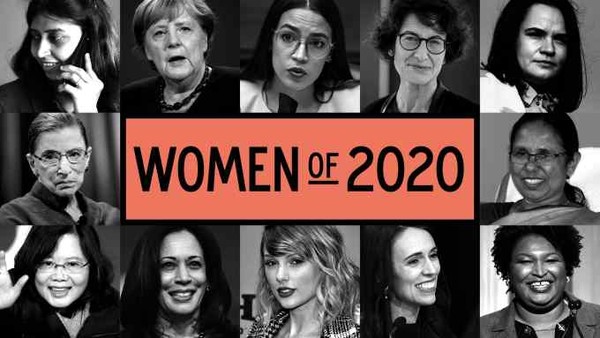▲▼英國「金融時報」讀者評選出2020年全世界最具影響力的12名女性，總統蔡英文（下排左1）、紐西蘭總理阿爾登（下排右2）等人上榜。（圖／翻攝自金融時報網站）