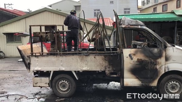 ▲▼台南白河廟會小貨車起火，8歲女童成焦屍。（圖／記者吳奕靖攝）