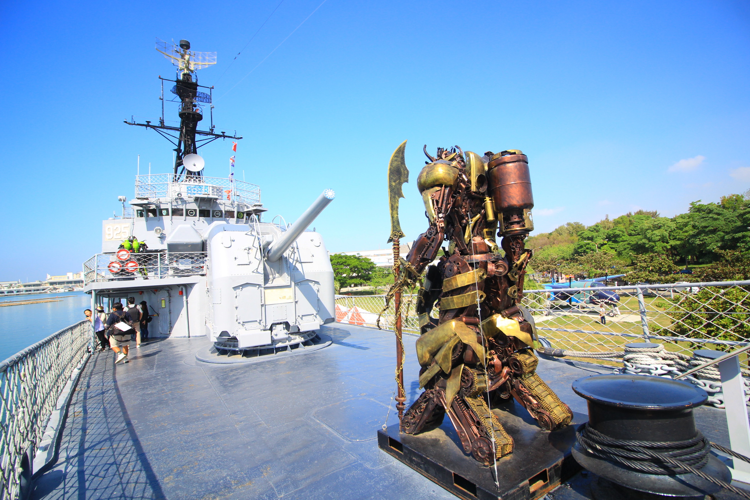 軍事迷必去 台南唯一軍艦博物館到德陽艦看變形金剛 水母咖啡廳 Ettoday旅遊雲 Ettoday新聞雲