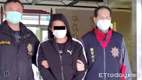 ▲台北市刑大幹員逮捕擁槍自重的曾姓藥頭。（圖／記者張君豪翻攝）