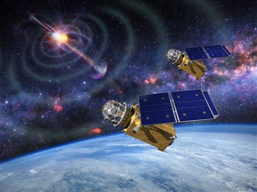 ▲▼GECAM發射現場、包含兩個微小衛星的GECAM。（圖／取自中國科學院國家空間科學中心）