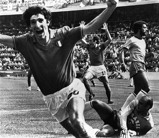 ▲▼帶領義大利奪1982年世界盃冠軍的金童羅西               。（圖／達志影像／美聯社）