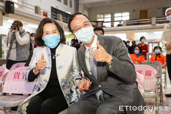 ▲人朱立倫今日出席宜蘭三星鄉敬老眼鏡活動。（圖／朱立倫辦公室提供）