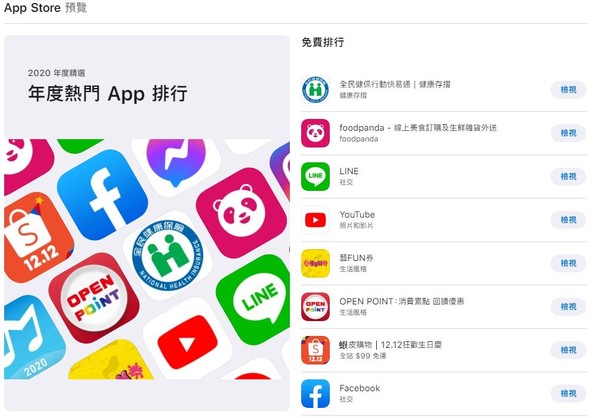 ▲健保快易通APP居今年app下載冠軍。（圖／翻攝自蘋果網站）
