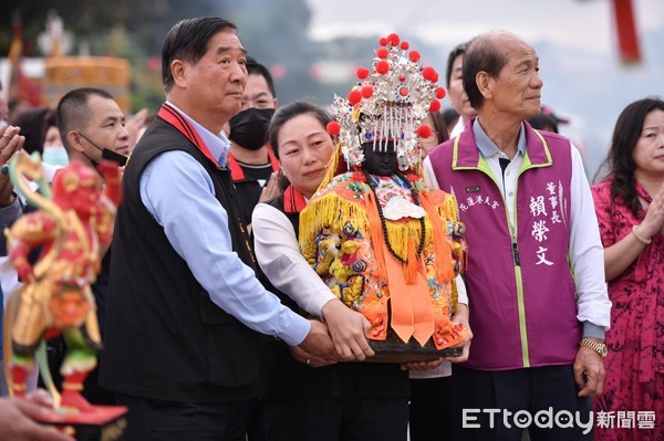 ▲▼北港朝天宮媽祖莊嚴法相。（圖／花蓮縣政府提供，下同）