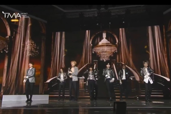 ▲▼「The Fact Music Awards」（TMA）SUPER JUNIOR舞台。（圖／翻攝自演出畫面）